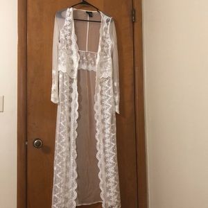Lace duster